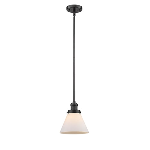 Innovations 201S-OB-G41-L-LED Transitional One Light Pendant from Franklin Restoration collection in Bronze / Dark finish,
