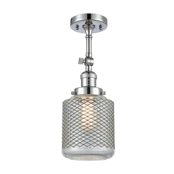 Innovations 203-PC-G262-LED One Light Wall Sconce from Franklin Restoration collection