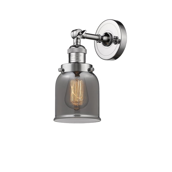 Innovations 203-PC-G53-LED Transitional One Light Wall Sconce from Franklin Restoration collection in Chrome finish,