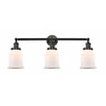 thumbnail image 1 of 205-BK-G181-LED-Innovations Lighting-Canton-10.5W 3 LED Bath Vanity in Industrial Style-30 Inches Wide by 10 Inches High   Matte Black Finish with, 1 of 1