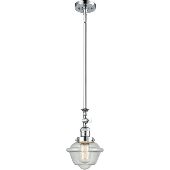 206-PC-G534-LED-Innovations Lighting-Small Oxford-3.5W 1 LED Mini Pendant in Traditional Style-7.5 Inches Wide by 12 Inches High