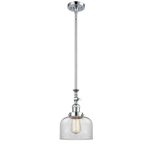 Innovations 206-PC-G72-LED Contemporary Modern One Light Mini Pendant from Franklin Restoration collection in Chrome finish,