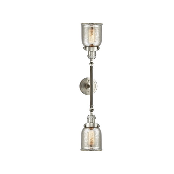 Innovations 208LSNG58LED LED Bath Vanity Franklin Restoration Satin Nickel