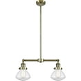 thumbnail image 1 of Innovations 209-AB-G324-LED LED Island Pendant from Franklin Restoration Collection 5.38 inches, 1 of 1