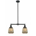 thumbnail image 1 of Innovations 209-OB-G146-LED Chatham 2 Light Chandelier part of the Franklin Restoration Collection, Oil Rubbed Bronze, 1 of 1