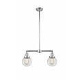 thumbnail image 1 of Innovations 209-PC-G202-6-LED Beacon 2 Light Chandelier part of the Franklin Restoration Collection, Polished Chrome, 1 of 1
