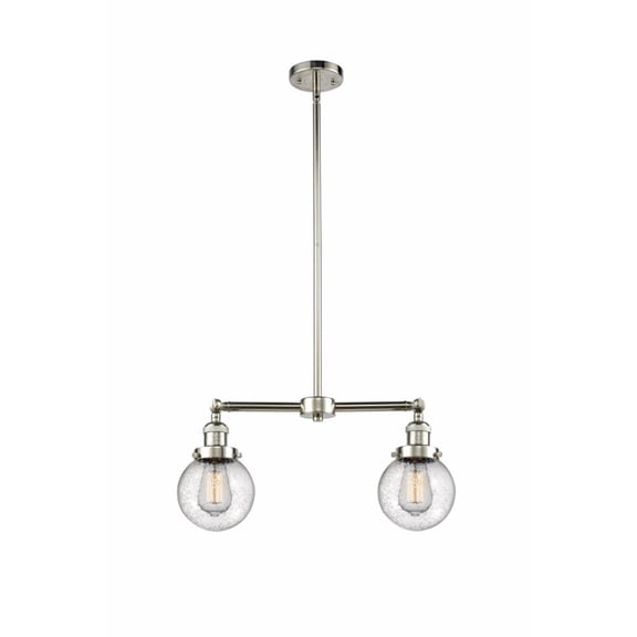 Innovations Lighting - Beacon - 23 Inch 7W 2 LED Chandelier  Polished Nickel