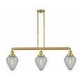 thumbnail image 1 of 213-SG-G165-LED-Innovations Lighting-Geneseo-10.5W 3 LED Island in Industrial Style-38 Inches Wide by 10 Inches High   Satin Gold Finish with Clear, 1 of 1