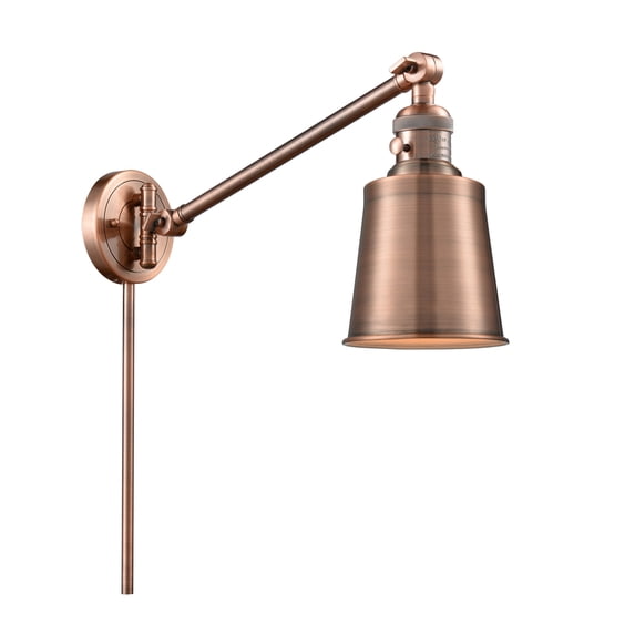 Innovations 237-AC-M9-AC-LED One Light Swing Arm from Franklin Restoration collection