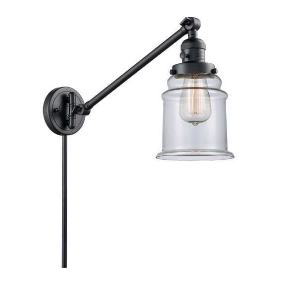 1 Light Vintage Dimmable Led Swing Arm