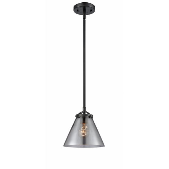 284-1S-OB-G43-LED-Innovations Lighting-Large Cone-3.5W 1 LED Mini Pendant in Industrial Style-7.75 Inches Wide by 7.63 Inches High Oil Rubbed Bronze