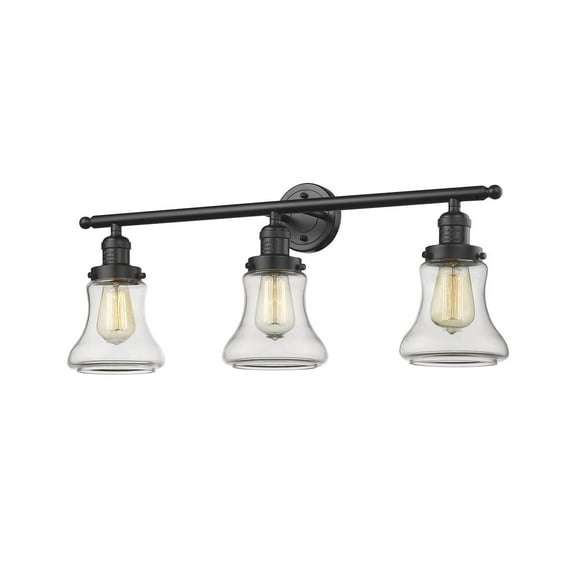 Innovations 3-LT LED Bellmont 30" Bathroom Fixture - Oil Rubbed Bronze - 205-OB-G192-LED
