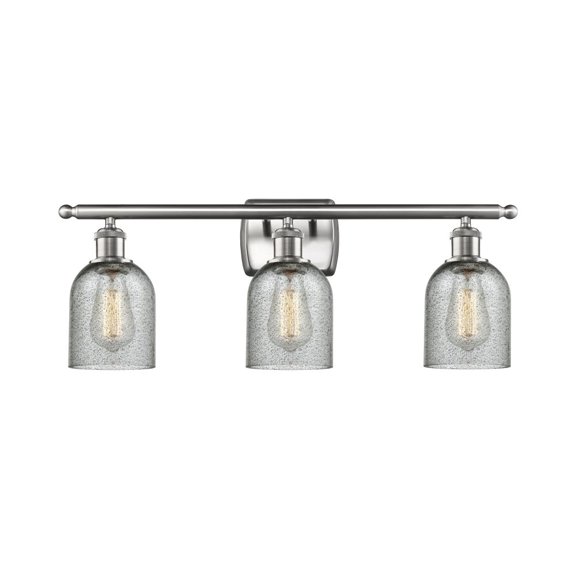Innovations 3-LT LED Caledonia 26" Bathroom Fixture - Brushed Satin Nickel - 516-3W-SN-G257-LED