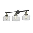 thumbnail image 1 of Innovations 3-LT LED Large Bell 32" Bathroom Fixture - Black Antique Brass - 205-BAB-G72-LED, 1 of 1