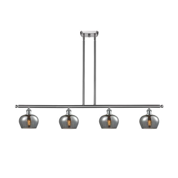 Innovations 4-LT LED Fenton 48" Island-LT LED - Brushed Satin Nickel - 516-4I-SN-G93-LED