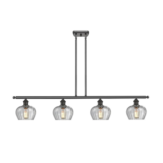 Innovations 4-LT LED Fenton 48" Island-LT LED - Oil Rubbed Bronze - 516-4I-OB-G92-LED