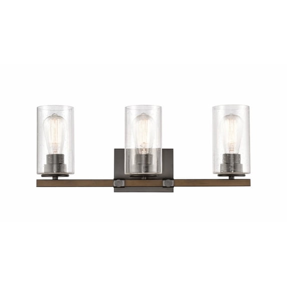 445-3W-BK-SDY-LED-Innovations Lighting-Westlake-10.5W 3 LED Bath Vanity in Farmhouse Style-22.5 Inches Wide by 9 Inches High Matte Black Finish with