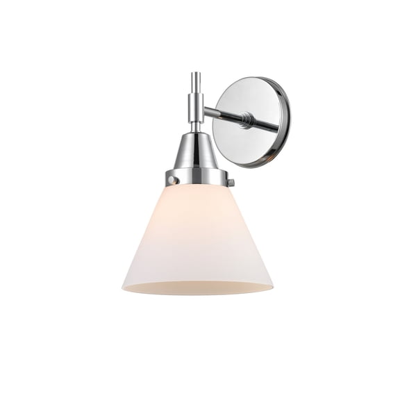 447-1W-PC-G41-LED-Innovations Lighting-Caden-3.5W 1 LED Wall Sconce in Retro Style-8 Inches Wide by 11.38 Inches High   Polished Chrome Finish with