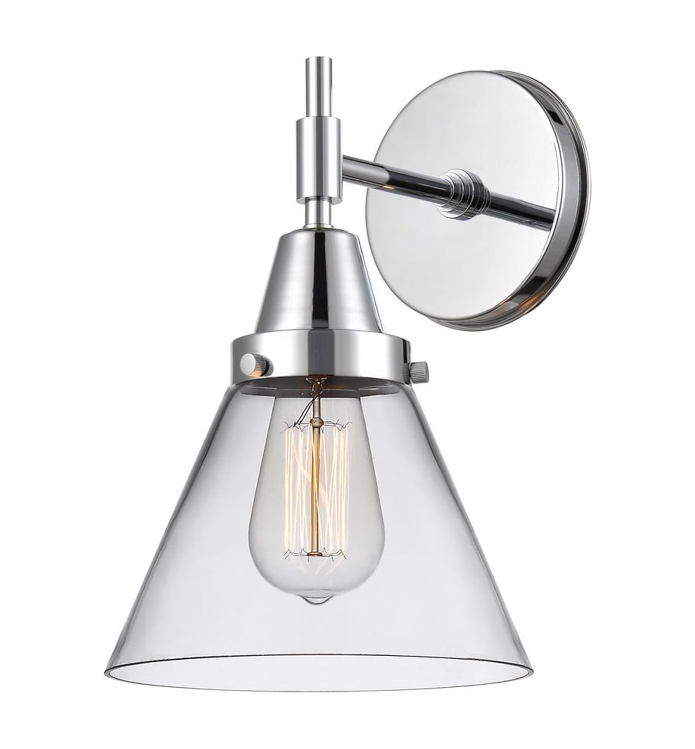 Innovations 447-1W-PC-G42-LED Caden 1 Light 9 inch Sconce, Polished Chrome