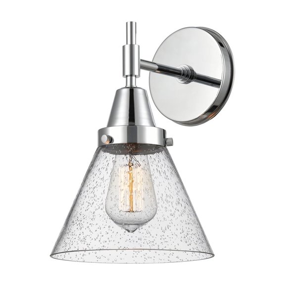 447-1W-PC-G44-LED-Innovations Lighting-Caden-3.5W 1 LED Wall Sconce in Retro Style-8 Inches Wide by 11.38 Inches High Polished Chrome Finish with
