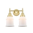 thumbnail image 1 of Innovations 447-2W-SB-G181-LED Caden 2 Light 17 inch Bath Vanity Light, Satin Brass, 1 of 1