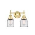 thumbnail image 1 of Innovations 447-2W-SB-G52-LED Caden 2 Light 17 inch Bath Vanity Light, Satin Brass, 1 of 1