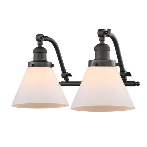 Innovations 515-2W-OB-G41-LED Transitional Two Light Bath Vanity from Franklin Restoration collection in Bronze / Dark finish,