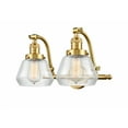 thumbnail image 1 of Innovations 515-2W-SG-G172 Fulton 2 Light Bath Vanity Light part of the Franklin Restoration Collection, Satin Gold, 1 of 2