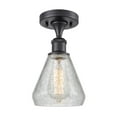 thumbnail image 1 of Innovations 516-1C-BK-G275-LED Conesus 1 Light Semi-Flush Mount part of the Ballston Collection, Matte Black, 1 of 1