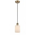 thumbnail image 1 of Innovations 516-1P-BB-G341 Hadley 1 Light Mini Pendant part of the Ballston Collection, Brushed Brass, 1 of 1