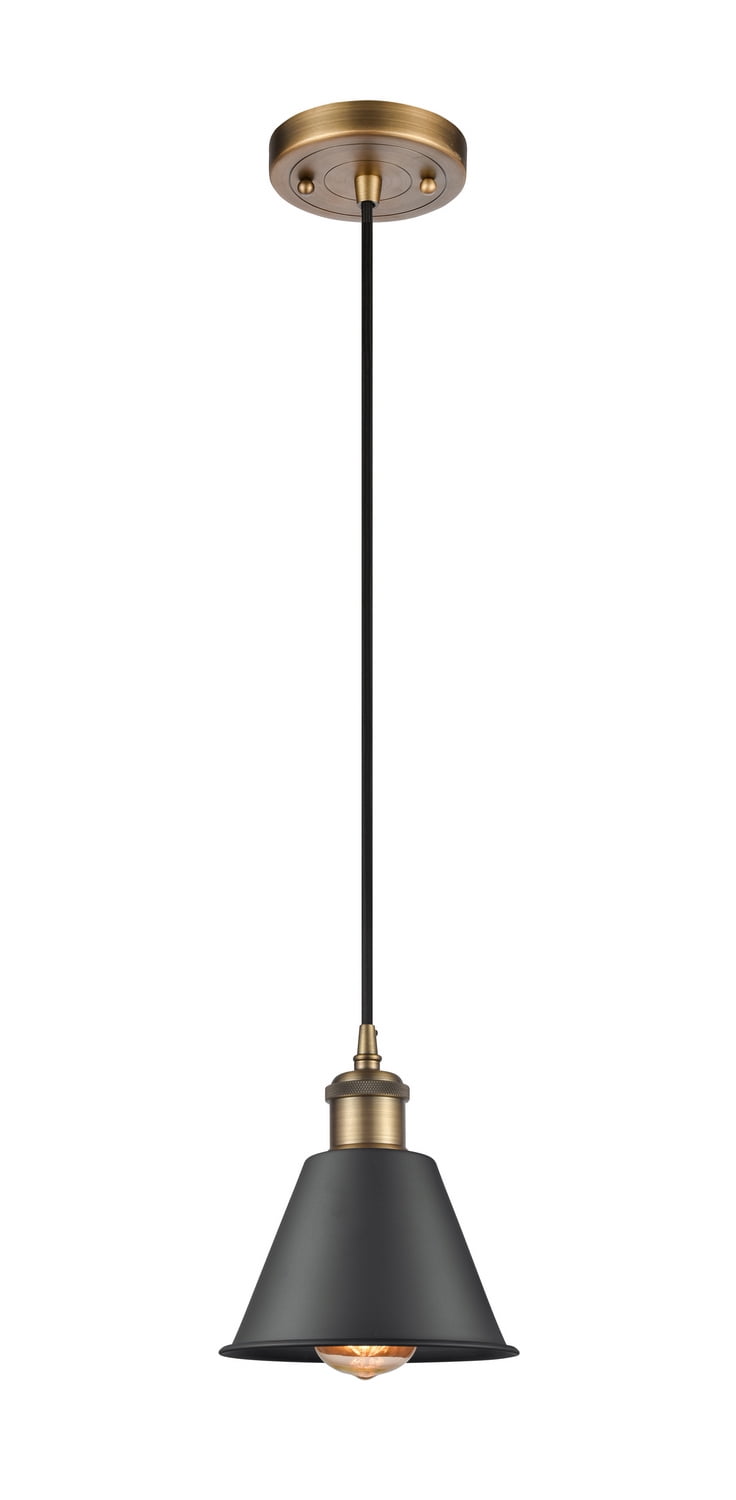 Innovations 516-1P-BB-M8-LED One Light Mini Pendant from Ballston collection