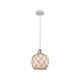 thumbnail image 1 of 516-1P-WPC-G121-8RB-LED-Innovations Lighting-Farmhouse Rope-3.5W 1 LED Mini Pendant in Industrial Style-8 Inches Wide by 10 Inches High, 1 of 1