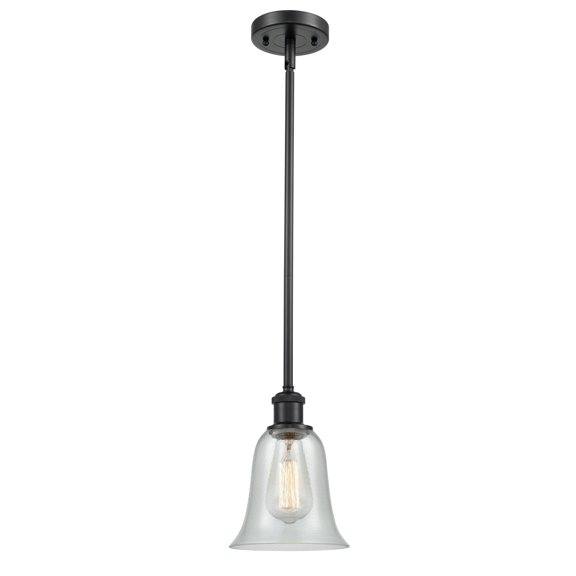 Innovations 516-1S-BK-G2812-LED Hanover 1 Light Pendant part of the Ballston Collection, Matte Black