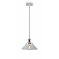 thumbnail image 1 of Innovations 516-1S-WPC-G132-LED Orwell 1 Light Pendant part of the Ballston Collection, White and Polished Chrome, 1 of 1