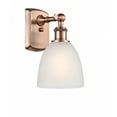thumbnail image 1 of Innovations 516-1W-AC-G381-LED Castile 1 Light Sconce part of the Ballston Collection, Antique Copper, 1 of 1