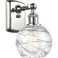 thumbnail image 1 of 516-1W-PC-G1213-6-LED-Innovations Lighting-Athens Deco Swirl - 3.5W 1 LED Wall Sconce In Industrial Style-11 Inches Tall and 6 Inches Wide Polished, 1 of 1