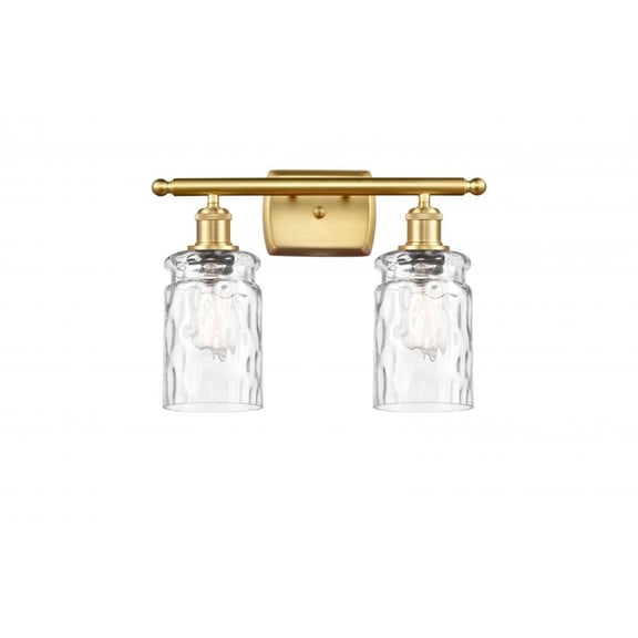 Innovations 516-2W-SG-G352-LED Candor 2 Light Bath Vanity Light part of the Ballston Collection, Satin Gold
