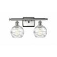 thumbnail image 1 of Innovations 516-2W-SN-G1213-6-LED Small Deco Swirl 2 Light Bath Vanity Light part of the Ballston Collection, Brushed Satin Nickel, 1 of 1