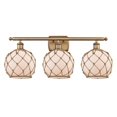 thumbnail image 1 of 516-3W-BB-G121-8RB-LED-Innovations Lighting-Farmhouse Rope-10.5W 3 LED Bath Vanity in Industrial Style-26 Inches Wide by 13 Inches High   Brushed, 1 of 1