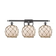 thumbnail image 1 of 516-3W-PC-G121-8RB-LED-Innovations Lighting-Farmhouse Rope-10.5W 3 LED Bath Vanity in Industrial Style-26 Inches Wide by 13 Inches High   Polished, 1 of 1