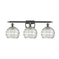 thumbnail image 1 of 516-3W-PC-G1213-8-LED-Innovations Lighting-Athens Deco Swirl - 10.5W 3 LED Bath Vanity In Industrial Style-11.25 Inches Tall and 26 Inches Wide, 1 of 1