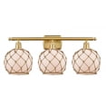 thumbnail image 1 of 516-3W-SG-G121-8RB-LED-Innovations Lighting-Farmhouse Rope-10.5W 3 LED Bath Vanity in Industrial Style-26 Inches Wide by 13 Inches High   Satin Gold, 1 of 1