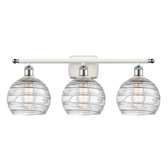 Innovations 516-3W-WPC-G1213-8-LED Three Light Bath Vanity from Ballston collection