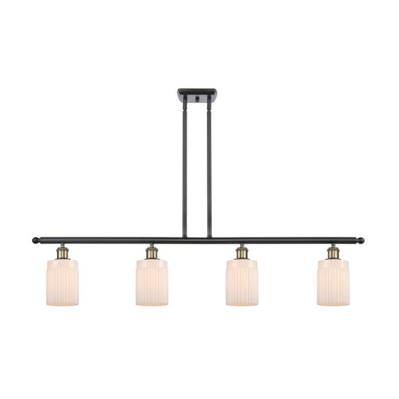Innovations 516-4I-BAB-G341 Hadley 3 Light Island Light part of the Ballston Collection, Black Antique Brass
