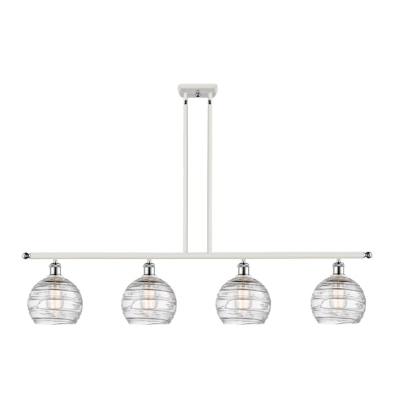 Innovations 516-4I-WPC-G1213-8-LED Four Light Island Pendant from Ballston collection 8.00 inches