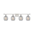 thumbnail image 1 of Innovations 516-4W-WPC-G104-LED Belfast 3 Light Bath Vanity Light part of the Ballston Collection, White and Polished Chrome, 1 of 1