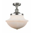 thumbnail image 1 of 517-1CH-SN-G541-LED-Innovations Lighting-Oxford - 3.5W 1 LED Semi-Flush Mount In Traditional Style-13.5 Inches Tall and 11.75 Inches Wide Brushed, 1 of 1
