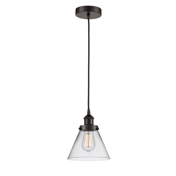 Innovations 616-1PH-OB-G42-LED One Light Mini Pendant from Franklin Restoration collection