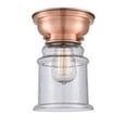 thumbnail image 1 of Innovations 623-1F-AC-G184 Canton 1 Light 9 inch Flush Mount, Antique Copper, 1 of 1