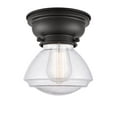 thumbnail image 1 of Innovations 623-1F-BK-G324-LED Olean 1 Light 7 inch Flush Mount, Matte Black, 1 of 1